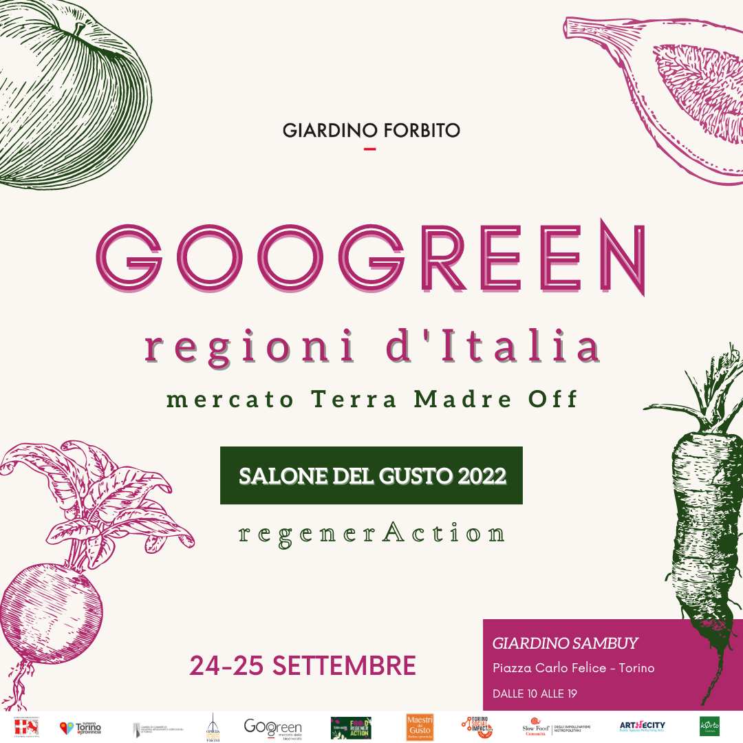 GOOGREEN REGIONI D’ITALIA_Terra Madre 2022