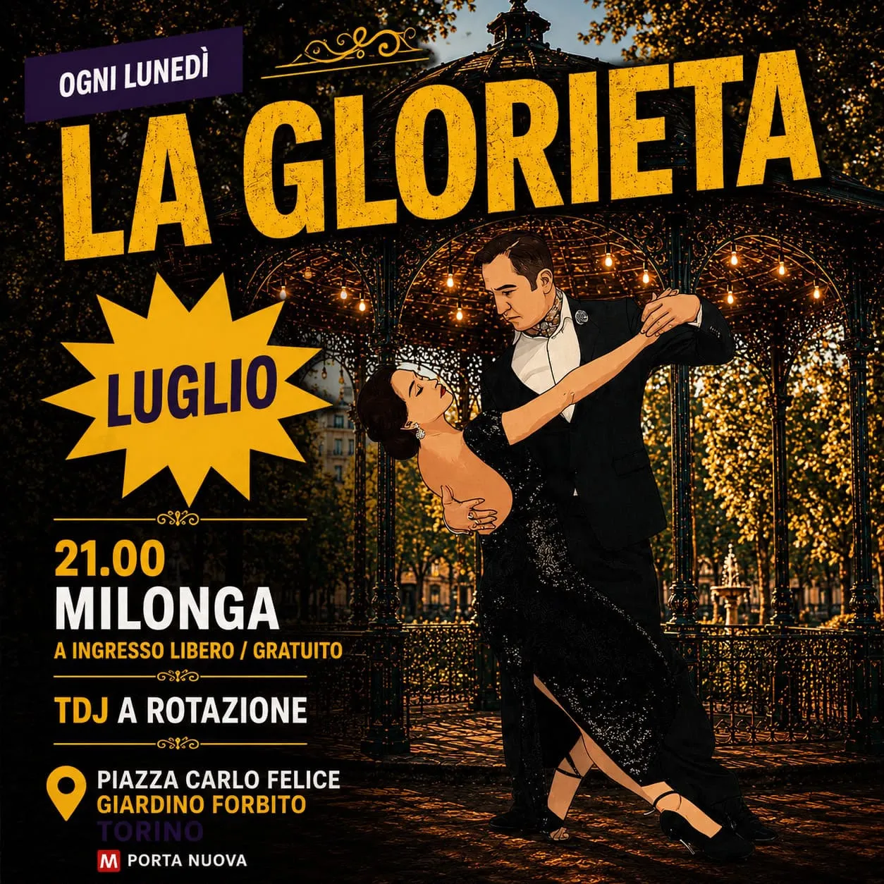 locandina generica La Glorieta appuntamento con il tango
